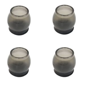 ZYJC 4pcs/set Easy Use Multi-Styles Shock Absorption Reduce Noise TPR Material with Felt Wear-resisting Furniture Feet Pads Home Decor Floor Protector Cover Chair Leg Caps