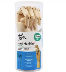 Mont Marte Male Natural Timber Manikin Signature 30cm /Magnetic Manikin 20cm/Hand Manikin