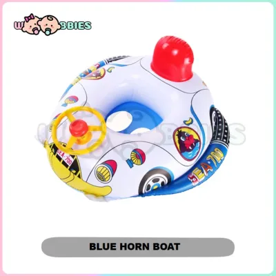 Woobbies Inflatable Kids Swimming Ring Baby Seat Float Pelampung Budak Princess Unicorn Flamingo Swam Plane