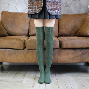 [HOTTREND 2025] Tất Ống Len Qua Gối Siêu Dễ Thương Phong Cách Thời Trang Hiện Đại Nhiều Màu Sắc Lựa Chọn