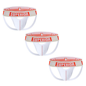 CMENIN BS 3Pcs Đai Rộng Cotton Nam Quần Đùi Và G Dây Quần Lót Nam Eo Thấp Tanga Gợi Cảm Rỗng Quần Lót Người Quần Lót BS846