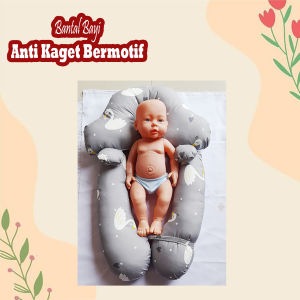 Bantal Dotu Bantal Peluk Bayi Anti Kaget Baby Pillow HUG Pillow BIsa Lepas Pasang Guling dan Bantal Bermotif