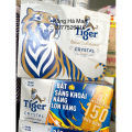 Thùng 20 lon bia Tiger Crystal 330ml/lon. 