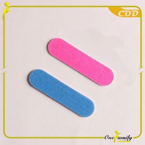 ONE-K186 Alat Kikir Kuku 2 Sisi Nail Buffer Mini Portable Kikir Kuku Kayu / Amplas Kuku Dua Sisi