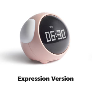 Xiaomi Youpin Cute Expression Alarm Clock Multi Function Digital LED Voice Controlled Light Bedside Clock for Home Office