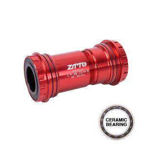 ZTTO Bottom Brackets BB30sh 24mm Ceramic Bearing Adapter Bicycle 42mm Center Shell Press Fit Axle MTB Road Bike Dual Silicone Seal