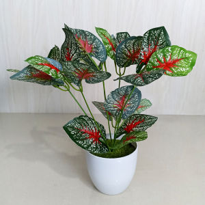 Tanaman Hias Pot Bunga Plastik Ornamen Bonsai Hiasan Artificial Dekorasi Ruangan Rumah Murah PBP37