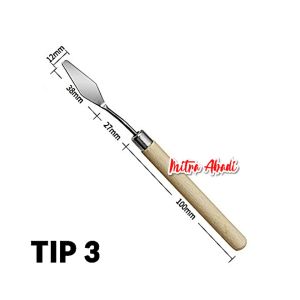 Pisau Palet / Pallete Lukis - Scraper Spatula Dekorasi Kue
