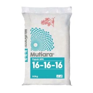 Pupuk NPK Mutiara 16-16-16 Biru 1kg Nutrisi Tanaman Meroke 16 16 16 Kemasan Pabrik 1 kg FN024