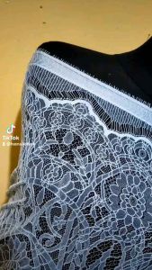 Kain Brokat Chantilly Lace Brokat Chantily