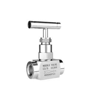 AW ® 304 316 Stainless Steel Needle Valve Female Thread BSPP NPT High Pressure (6000Psi) Panel Mounting Available1/8"1/4"3/8"1/2"