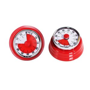JOYPICKS with Loud Alarm Mechanical Timer Stopwatch Alarm Clock 60-Minute Visual Timer Small Self-discipline Kitchen Timer Household