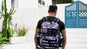 SDSXLHI 45L/35L/25L Tactical Backpack for Men and Women Waterproof Athlete Gym Outdoor Bag Travel Hiking Rucksack with Bottle HolderFYK