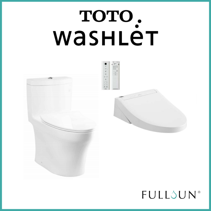 [Bulky] TOTO OnePiece Toilet Bowl with WASHLET C889CDESI / TCF24410ASG