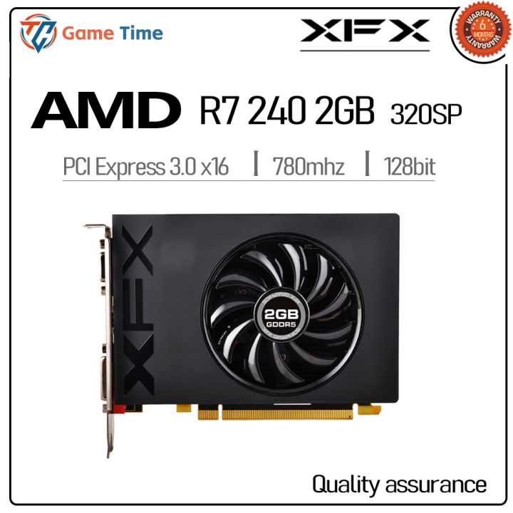 Used XFX Radeon R7 240A 2GB Video Cards GPU For AMD Radeon R7240A