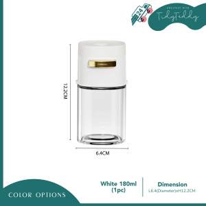 【READY STOCK】TIDY Auto Salt Dispenser B Seasoning Bottle Kitchen Organizer Cooking Food Storage Minimalist Lime