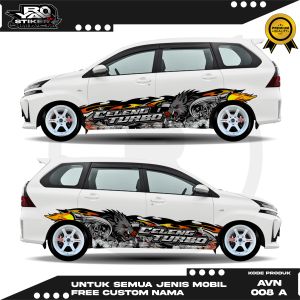 DECAL STICKER MOBIL INNOVA EXPANDER SIGRA MOBILIO BRIO YARIS PANTHER FREED HR-V FREE NAMA - AVN 008