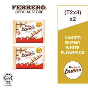 Bundle of 2 - Kinder Bueno White Flowpack (T2x3)