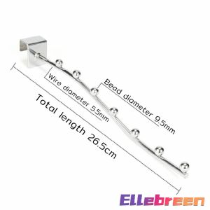 Display Organizer Hooks 5/7 hooks Waved Clothes Hanger Storage Rack dormitory management