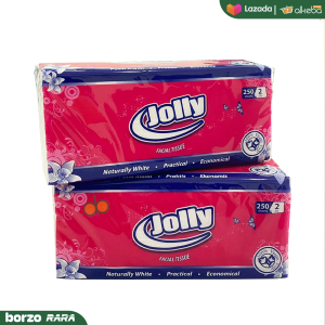 Jolly Facial Tissue 250 sheet 2 ply Tisu wajah 250s lembar