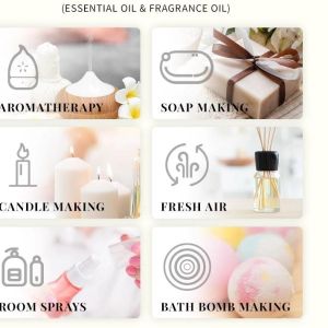 PURE ESSENTIAL OIL HARGA SET 6 BOTOL PENGHARUM RUANG FRAGRANCE OIL AROMATHERAPY OIL MINYAK AROMATERAPI