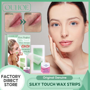 Ouhoe Face Perfect Silky Touch Wax Strips Face Chin Upper Lip Jaw Eyebrow Beard Hair Removal Useful Smooth Moisturizing The Skin Mild For Summer Skin Care 40 Pieces
