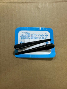 Combo 2 cái kẹp mỏ vịt kim loại dài 8cm sơn đen bóng đơn giản kẹp tóc mái mỏ vịt dùng sấy tóc mái.