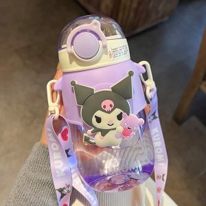 🩵 READY STOCK 🩵 Sanrio Disney 100% BPA-Free Tritan Kids Children Cute Cartoon Straw Water Bottle