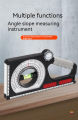 Slope gradient ruler/magnetic inclinometer/goniometer/angle measuring tool/gradient measuring instrument. 