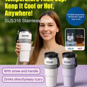 Large Capacity Insulated Cup Stainless Steel Cup Thermal Cold Cup Vacuum Sealed Cup Portable Tumbler Cup Car Cup Holder Cup Bar Drink Cup Outdoor Sports Cup Office Commute Cup Travel Mug Cup Leakproof Straw Cup Food Safe PP Cup Durable 304 Cup