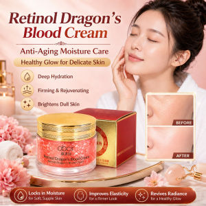 Anti-Aging Retinol Dragon Blood Facial Cream Deep Hydration Firm Smooth Skin Tone Brighten Dull Rough Skin Night Moisturizer