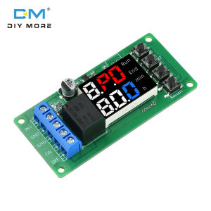 T2101 DC 12V โมดูลรีเลย์หน่วงเวลาตัวควบคุมตัวจับเวลาแบบตั้งโปรแกรมได้ช่องสัญญาณเดี่ยวแบบแชนเนล