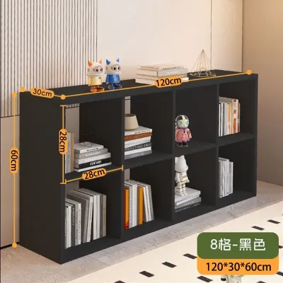 [SG Stock] Bookcase Shelves Household Living Room Shelves Random Combination Of Storage /Complimentary Backplane