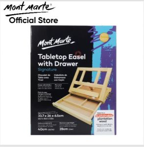 MONT MARTE TABLE EASEL WITH DRAWER-PINE MEA0023
