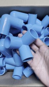 (ส่งฟรี แพค1ตัว)ข้องอสามทางฉาก  3/4 นิ้ว ข้องอตั้งฉาก 6หุน ออกใบกำกับภาษีได้ พร้อมส่งวันต่อวัน