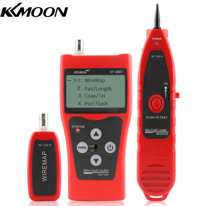 KKmoon NOYAFA Máy Kiểm Tra Cáp Mạng LCD Đa Chức Năng Máy Dò Đường Chính ...