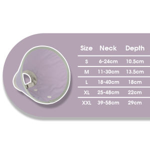 HamshMoc Lightweight Cat Cone Collar Adjustable Anti-Lick Dog Elizabethan Collar Recovery Anti Bite Wound Healing After Surgery For Pets