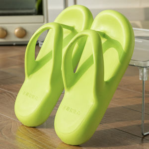 [Free Shipping] Thick-Soled Lightweight Flip-Flops For Summer Suitable For Outdoor Wear Indoor Use And As A CoupleS Beach Or Seaside Footwear WomenS Style