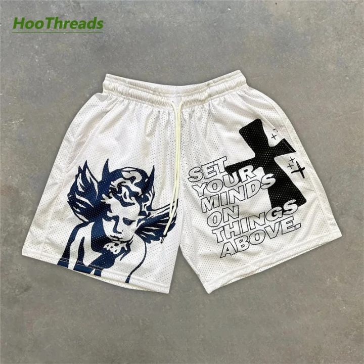 mens shorts printed workout shorts