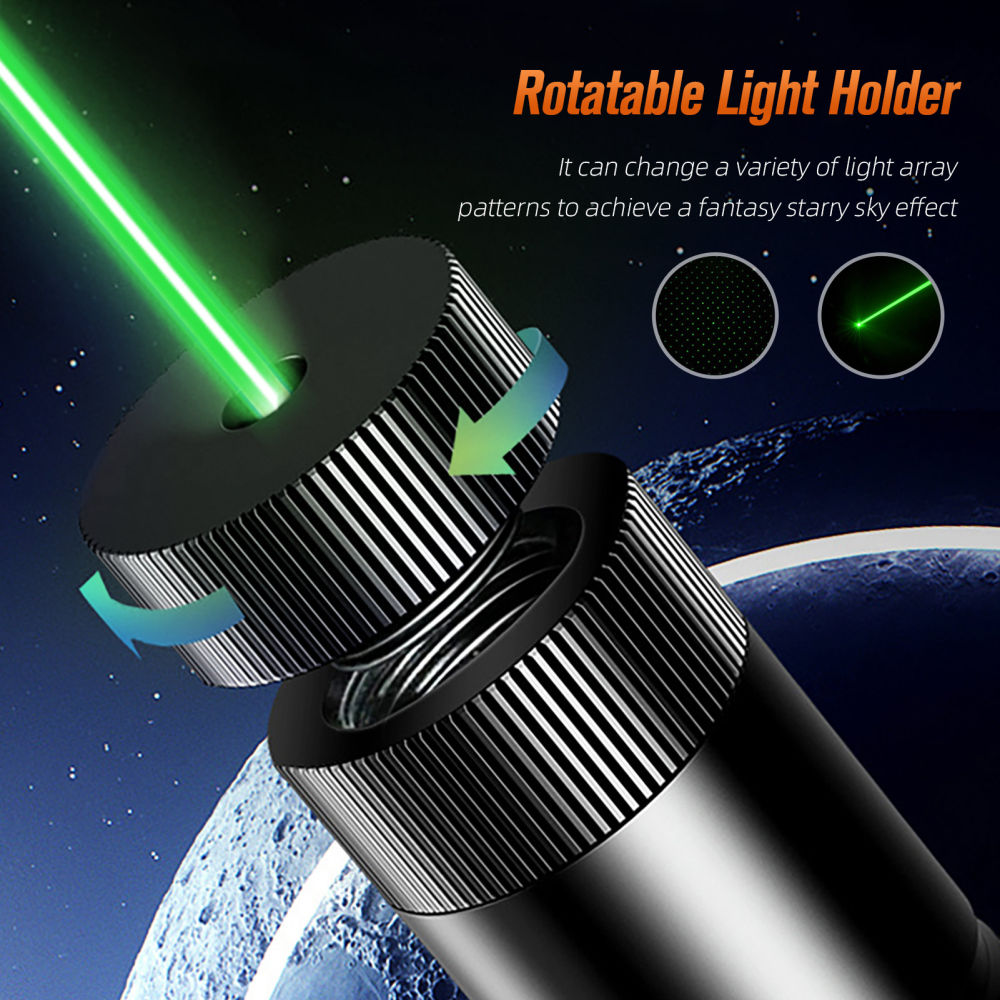 Superfire J02 Green Laser Pointer Usb Rechargeable Aluminum Pen_voghion.com