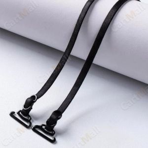 1Pair Women Thin Bra Straps 0.5cm Invisible Non-slip Underwear Shoulders Bra Straps For Women