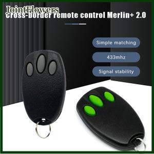 JointFlowers Merlin+2.0 Fit For E945 E943M E945M E950M Garage Door Remote Control Keychain 433.92MHz Replacement Garage Remote Control