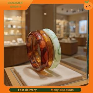 ❣️❣️❣️ Smudged Resin Fine Bracelets For Women Vintage Acrylic Korean Fashion Jewelry Elegant Easy Match Simple Pulseras