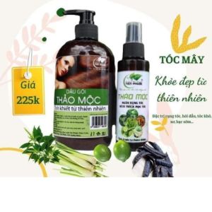 Dầu gội MỌC TÓC 100% Thiên Nhiên Sạch gàu giảm rụng mượt Tóc ngay lần gội đầu tiên