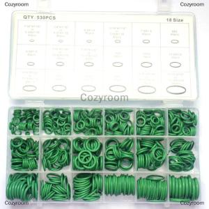 [COD] Cozyroom 530Pcs Seal O-ring R134a Repair Car Air Conditioning Rubber Sealant Box Set