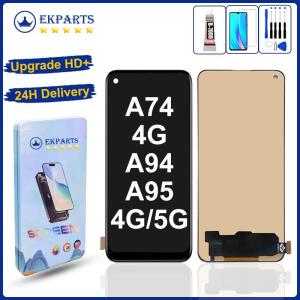 LCD For OPPO A74 A94 A95 4G 5G CHP2219 CPH2203 CPH2211 Display Touch Screen Digitizer Assembly Replacement With Free Tools