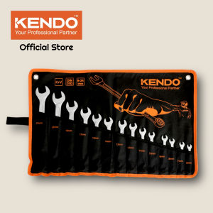 KENDO 14pcs Combination Wrench Spanner Set Easy access for repairing work KD15246