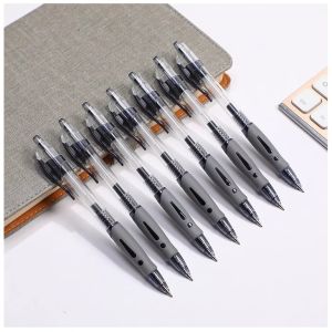 12pcs/box Gel Pen 0.5 GP1008 Ballpoint pen Press Bullet Signature Pen Office Water Pen Stationery