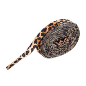 Fashion Leopard Print Shoe Laces Tie Dye Shoe Tie Adjustable Shoelaces for Adults and Teen Sneakers Trainers Casual Shoe