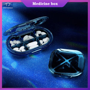 HKStorage ญี่ปุ่นกล่องยาเล็กแบ่งออกเป็นแพคเกจขนาดเล็กพกพาขนาดเล็กแบบพกพาแบบพกพา Mini 7-Day Morningกลางและ Evening กล่องยาปิดผนึกขนาดใหญ่